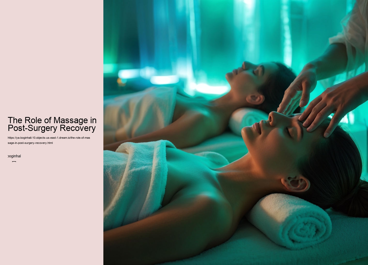 The Role of Massage in Post-Surgery Recovery